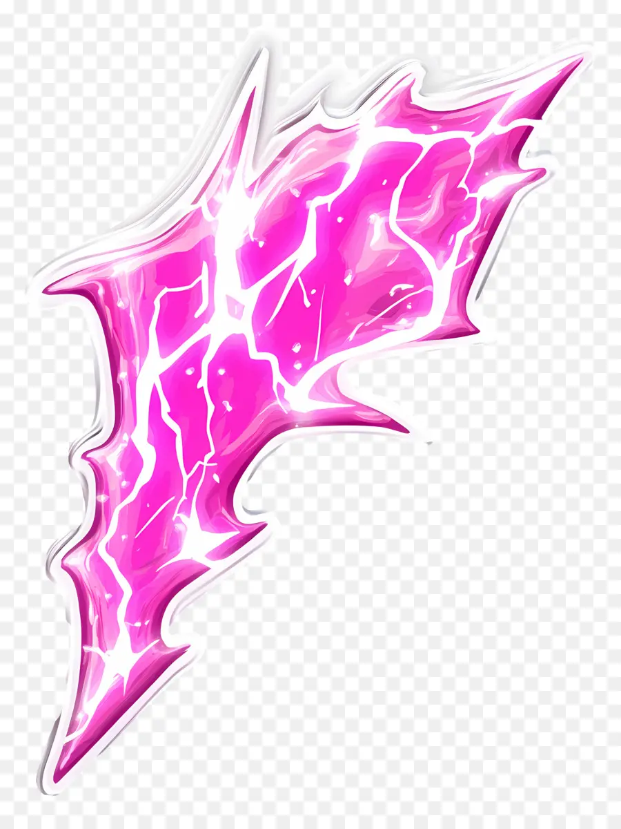 Relâmpago Rosa，Raio PNG