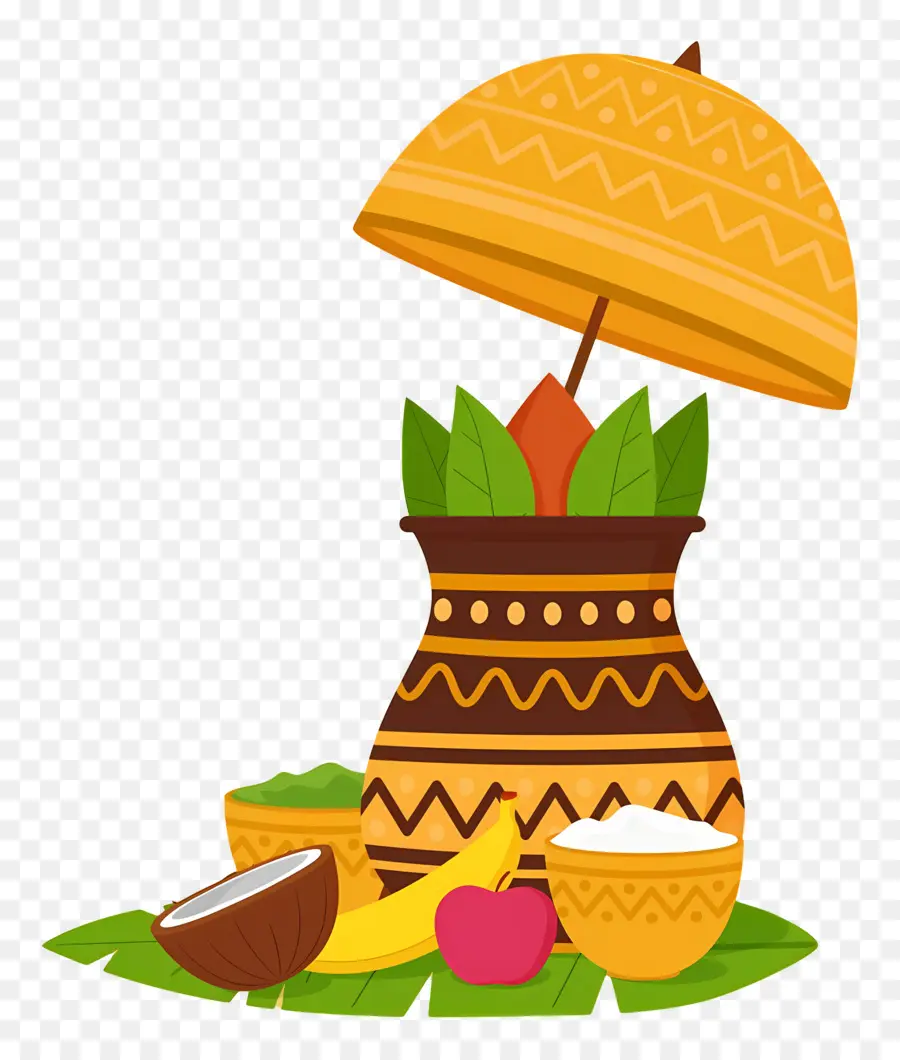 Feliz Onam，Pote Tradicional PNG