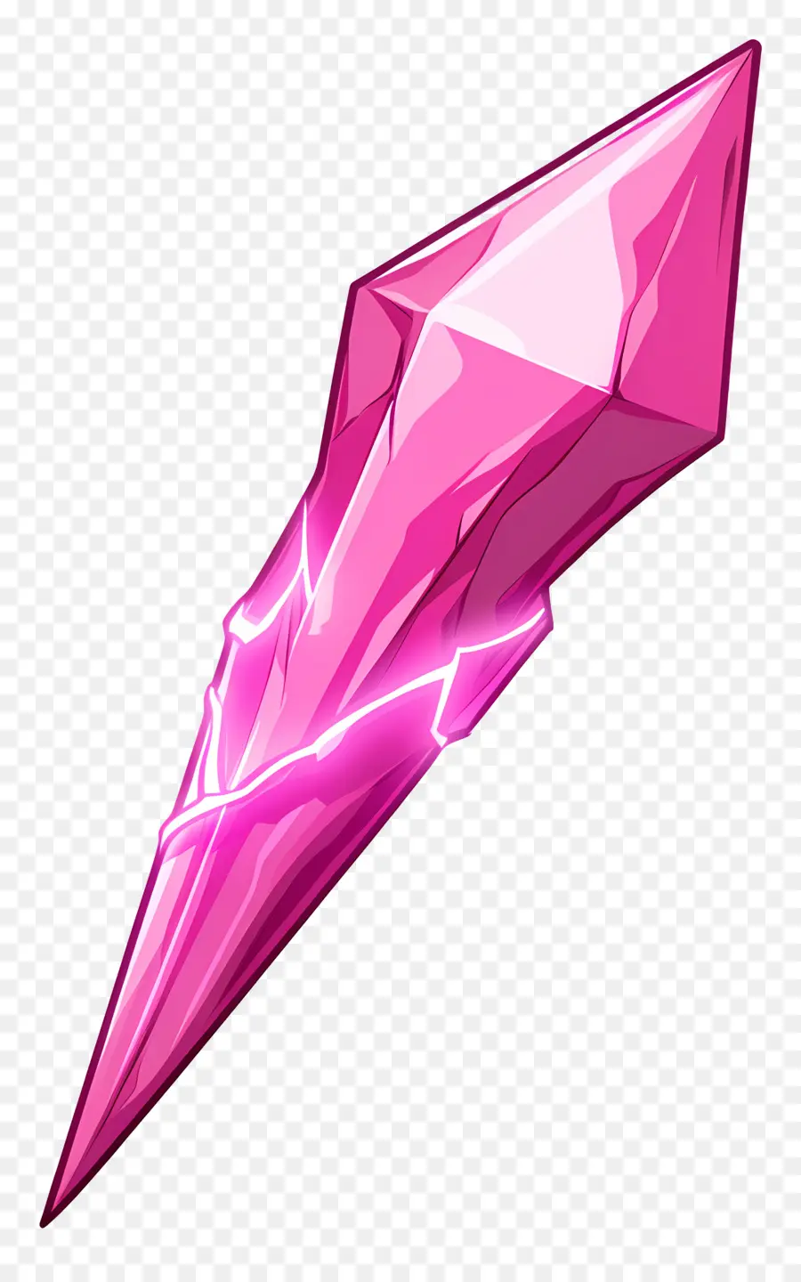 Relâmpago Rosa，Cristal PNG