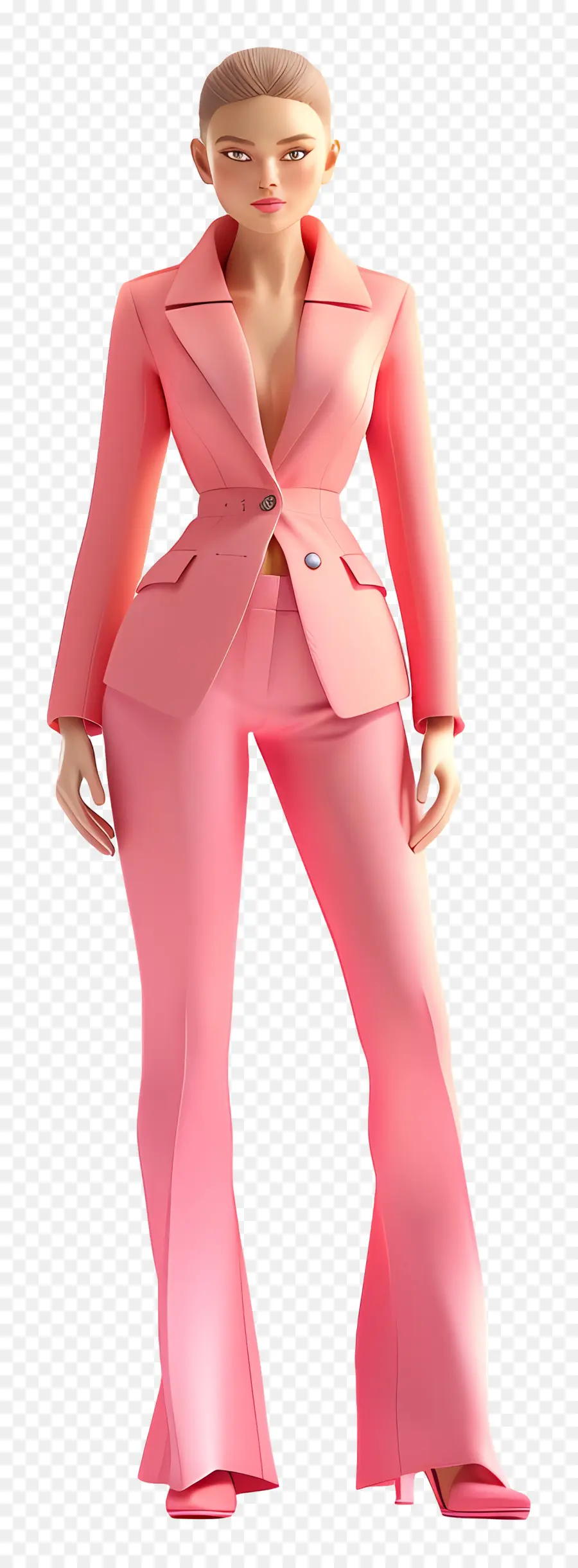 Traje Formal Para Mulheres，Mulher De Terno Rosa PNG