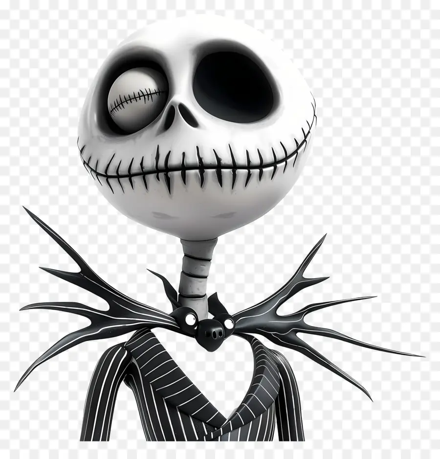 Jack Skellington，Personagem Esqueleto PNG