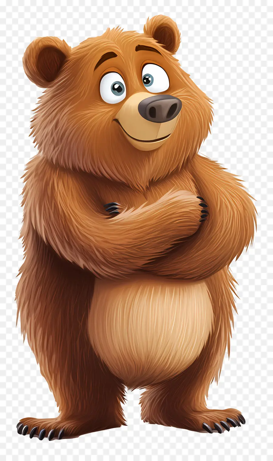 Urso Pardo，Urso De Desenho Animado PNG