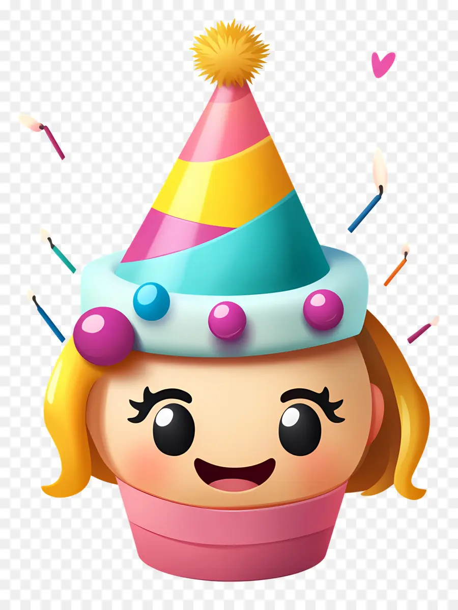 Emoji De Aniversário，Bolinho De Festa PNG