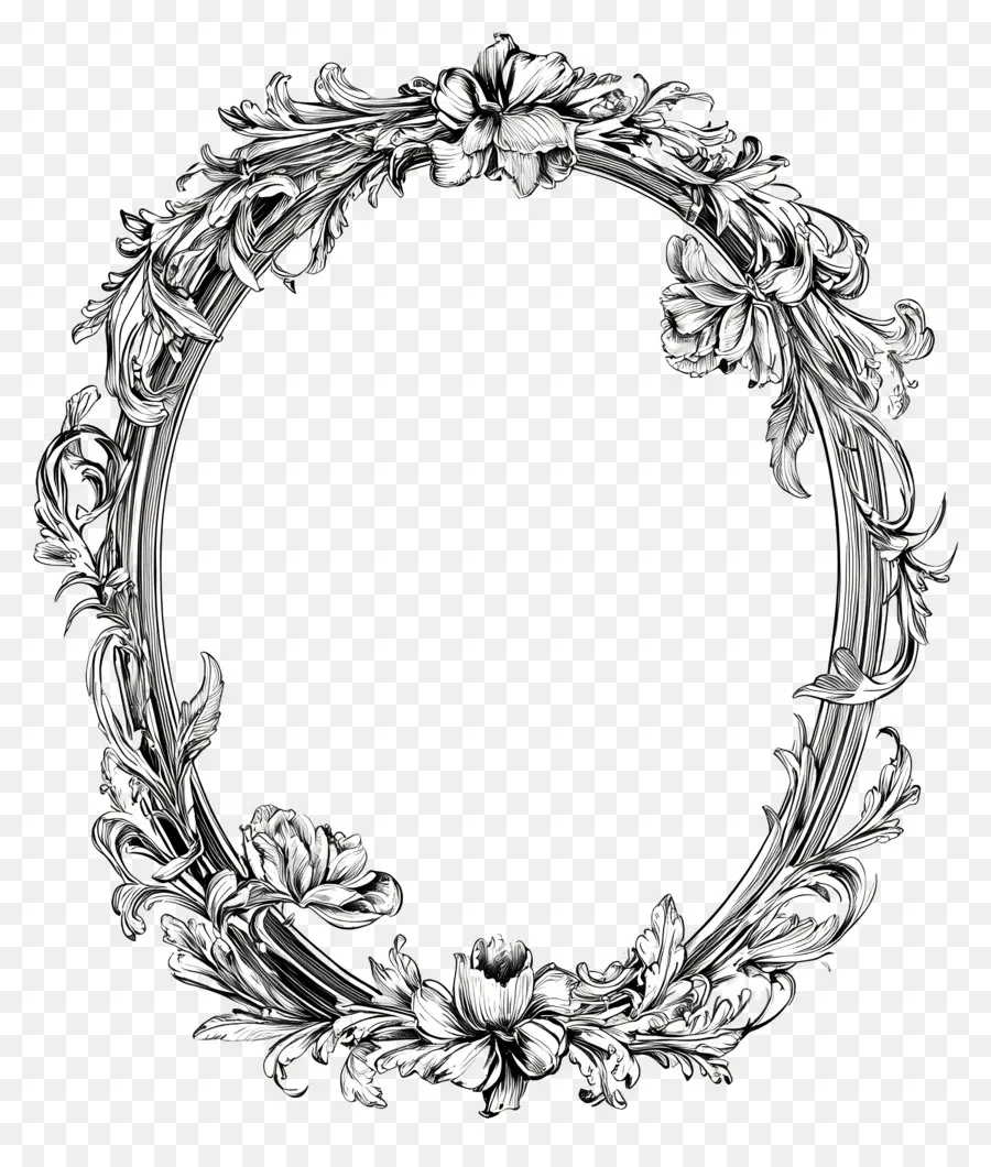 Moldura Oval Para Casamento，Moldura Ornamentada PNG