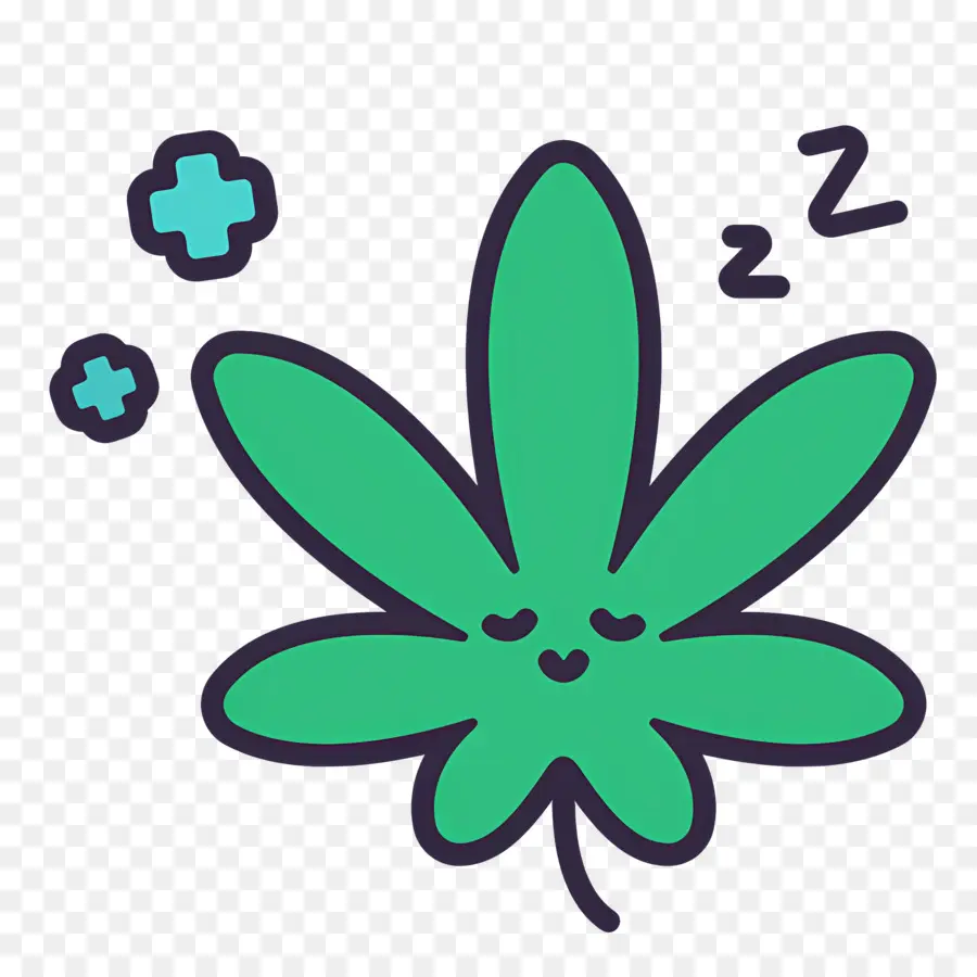 Folha De Maconha，Folha Sonolenta PNG