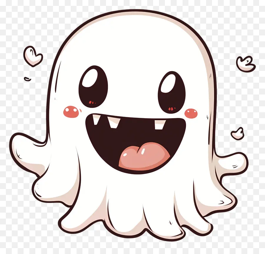 Fantasma Kawaii，Fantasma Fofo PNG