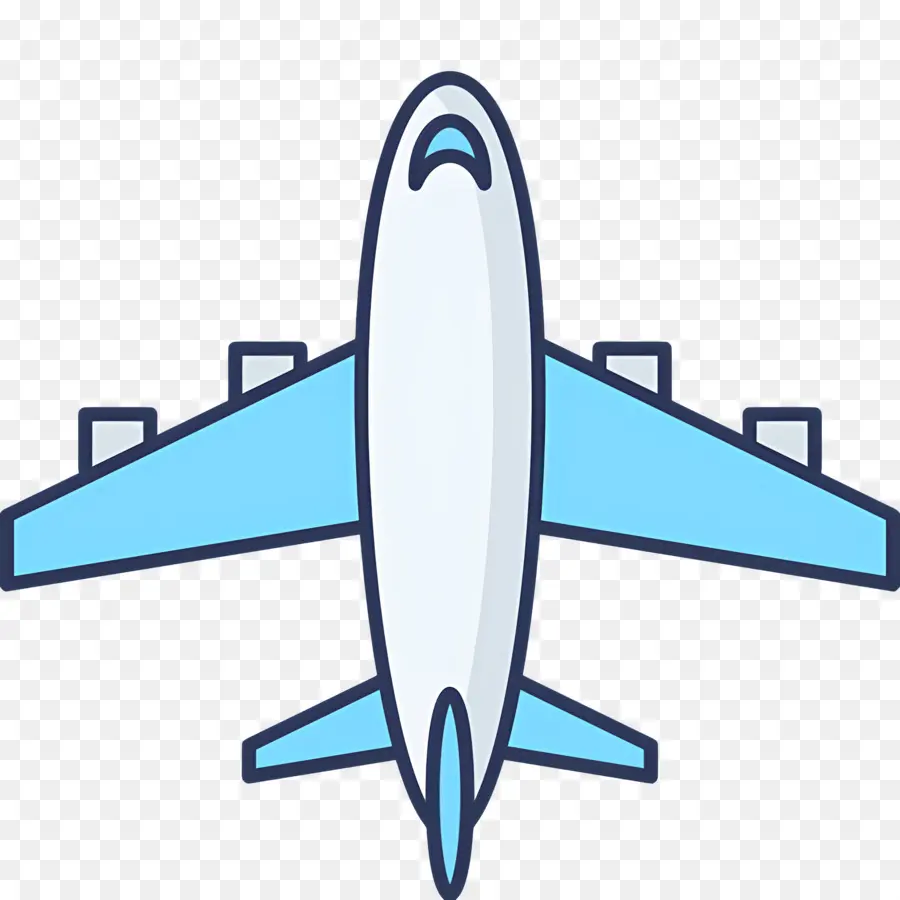 Avião，Avião Azul PNG