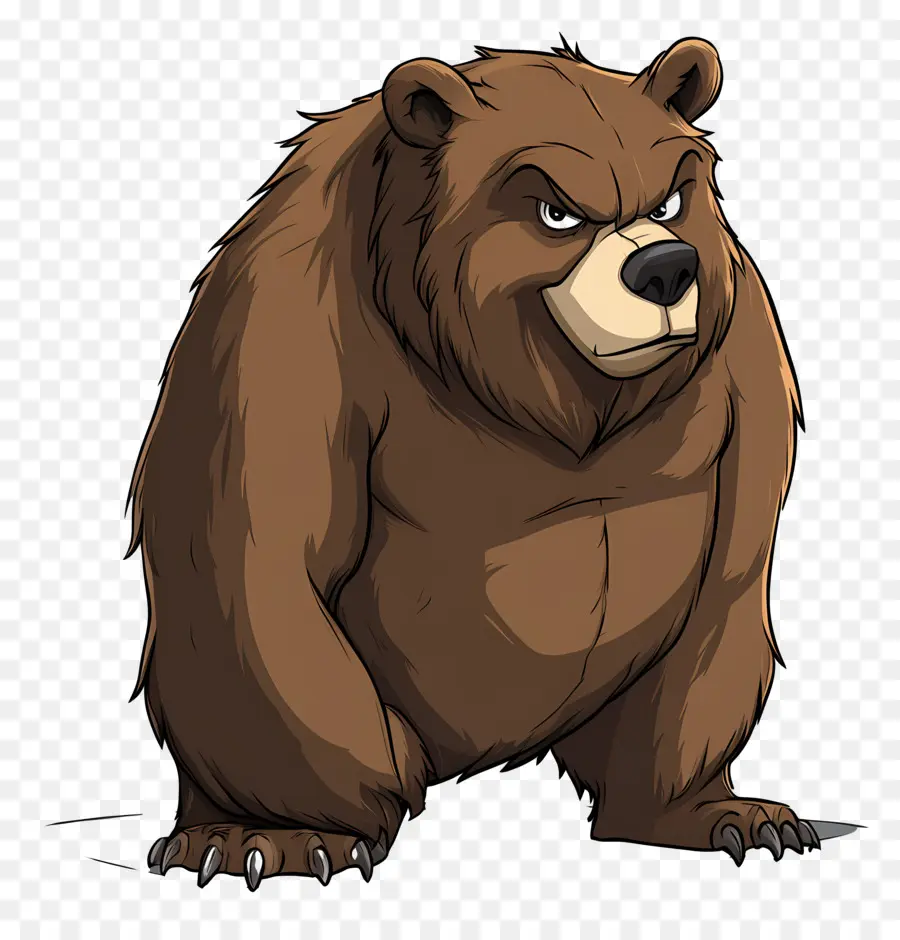 Urso Pardo，Urso Irritado PNG