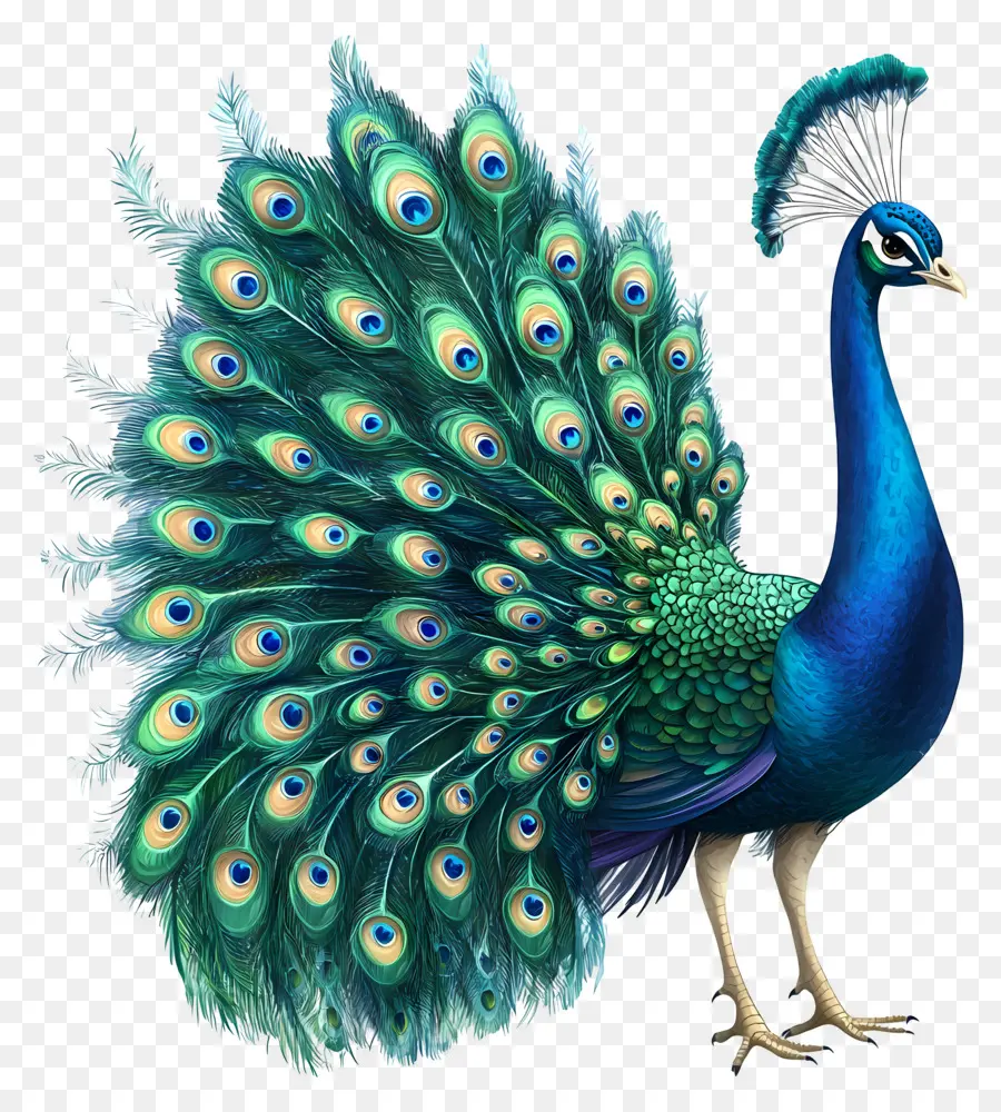 Pavão Animado，Pavão PNG