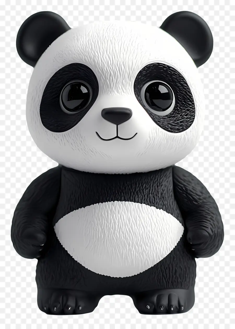 Urso Panda，Estatueta De Panda PNG