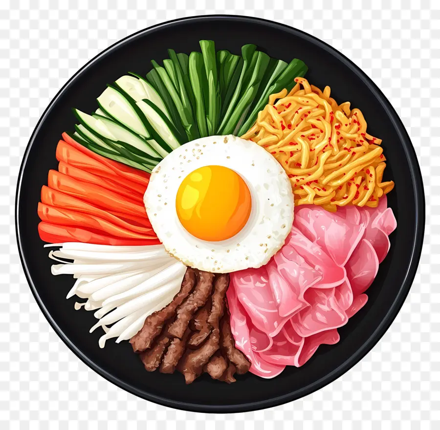 Bibimbap Coreano，Bibimbap PNG