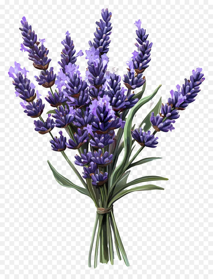 Buquê De Lavanda，Lavanda PNG