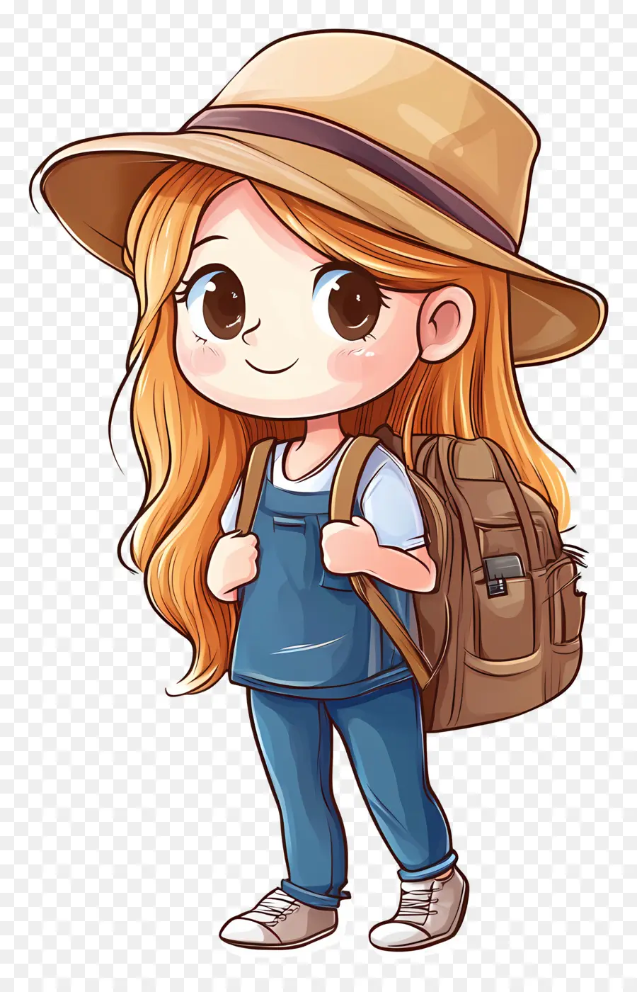 Aluna，Menina Com Mochila PNG