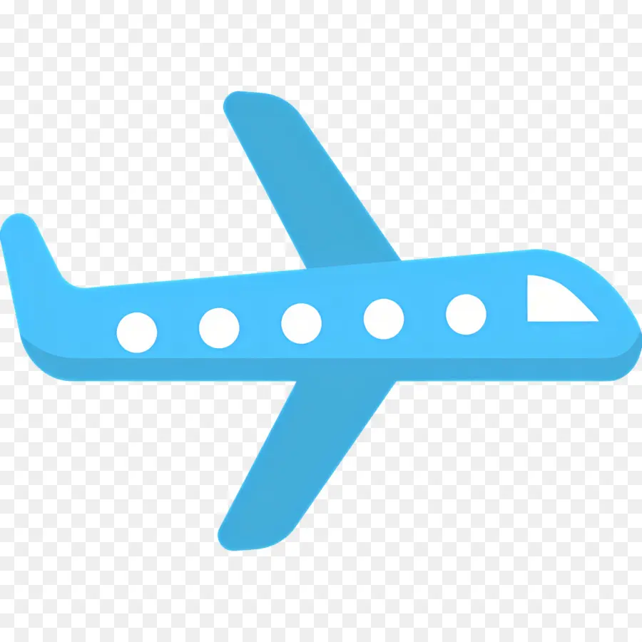 Avião，Avião Azul PNG