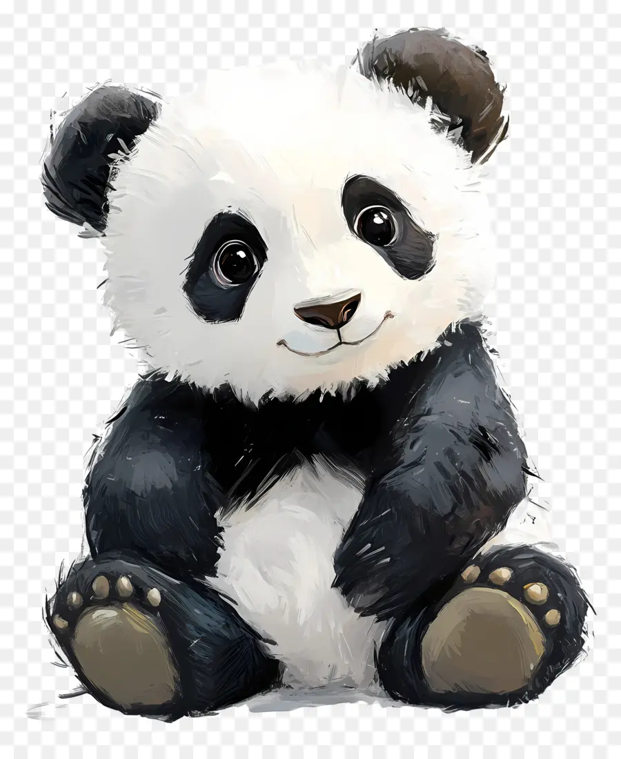 Urso Panda，Panda Fofo PNG