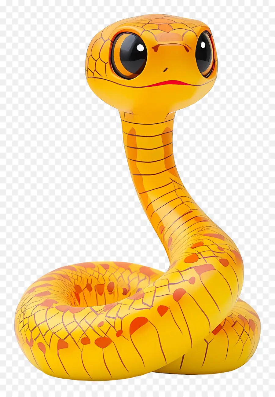 Cobra Fofa，Cobra Colorida PNG