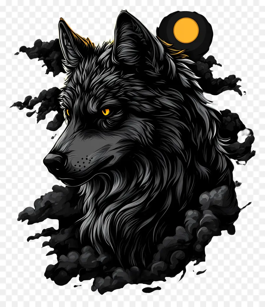 Fantasia Lobo，Lobo Negro PNG