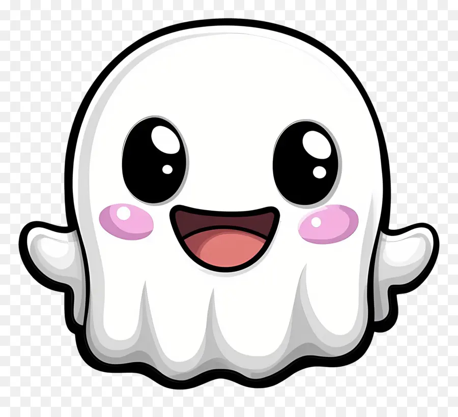 Fantasma Kawaii，Fantasma Fofo PNG