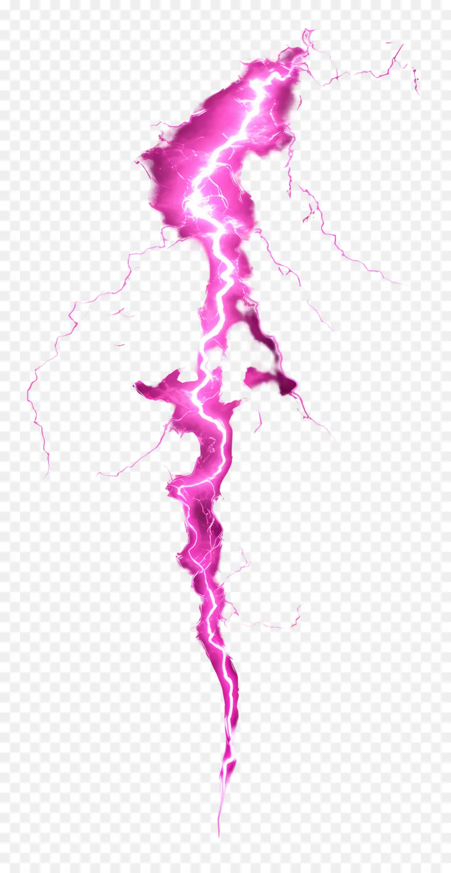 Relâmpago Rosa，Relâmpago Roxo PNG