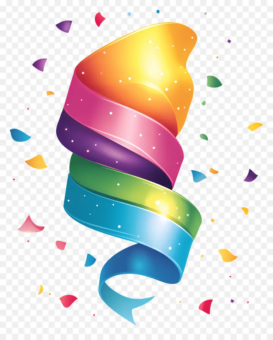 Fita De Aniversário，Fita Colorida PNG