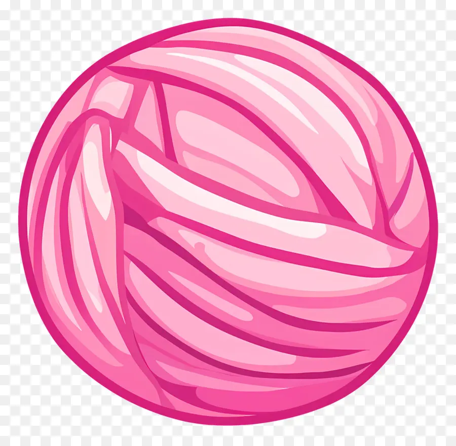 Novelo De Lã，Bola De Fio Rosa PNG