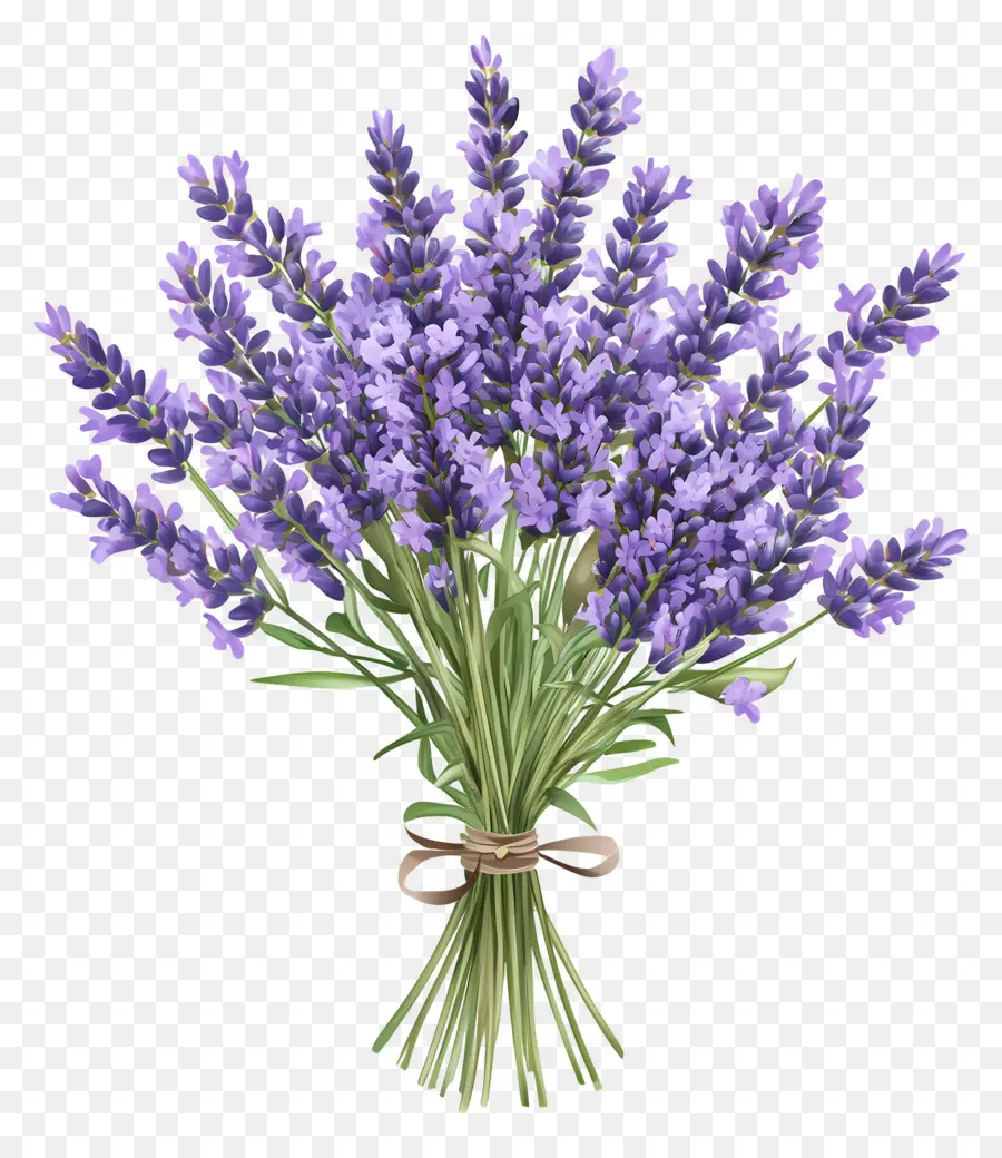 Buquê De Lavanda，Roxo PNG