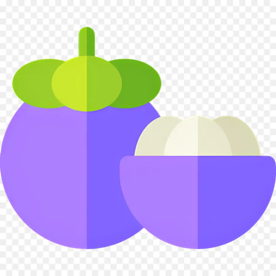 Mangostão，Roxo PNG