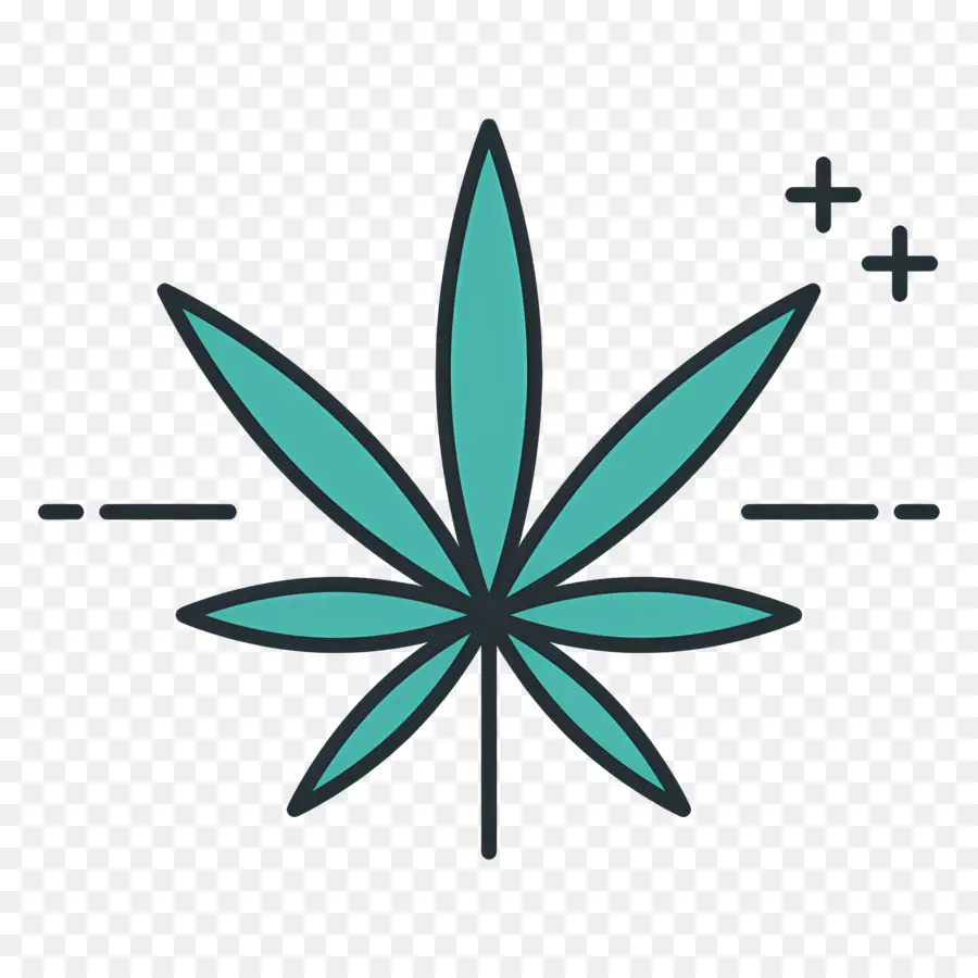 Folha De Cannabis，Maconha PNG