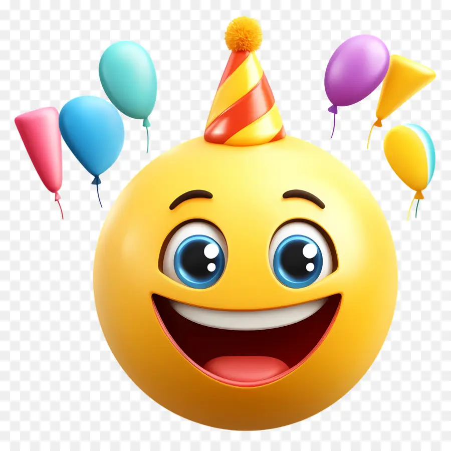 Emoji De Aniversário，Emoji De Festa PNG