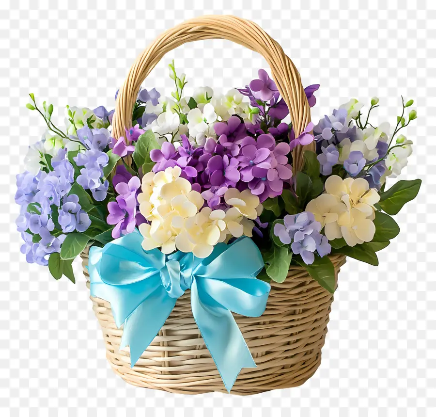 Cesta De Flores De Aniversário，Cesta De Flores PNG