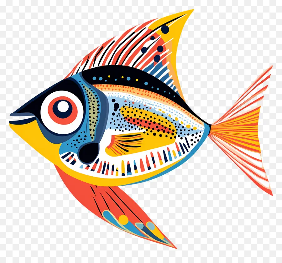 Peixe Animado，Peixe Colorido PNG