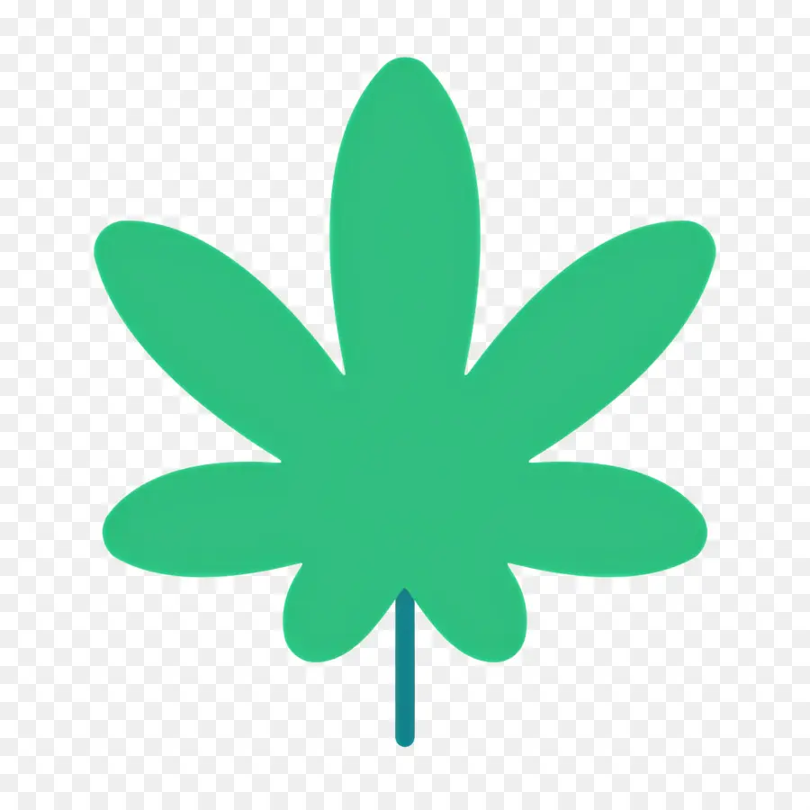 Folha De Cannabis，Folha Verde PNG