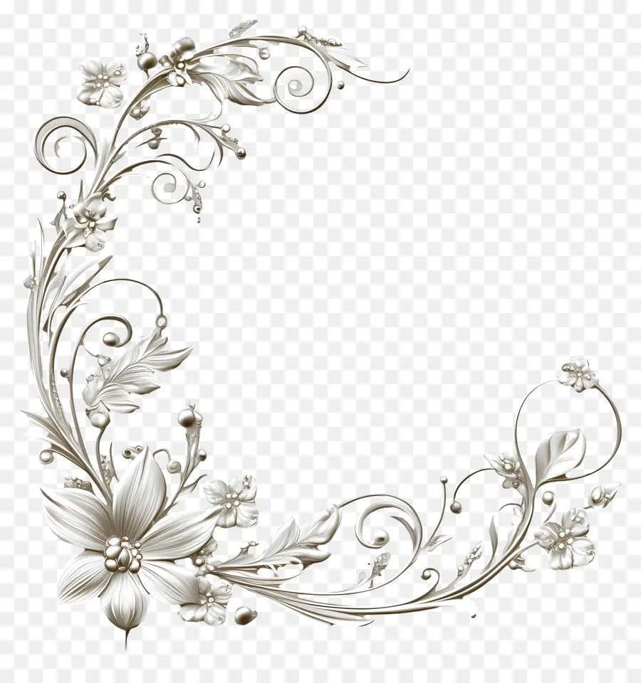 Linha De Casamento，Moldura Decorativa PNG