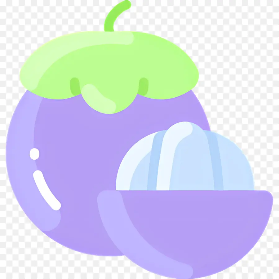 Mangostão，Roxo PNG