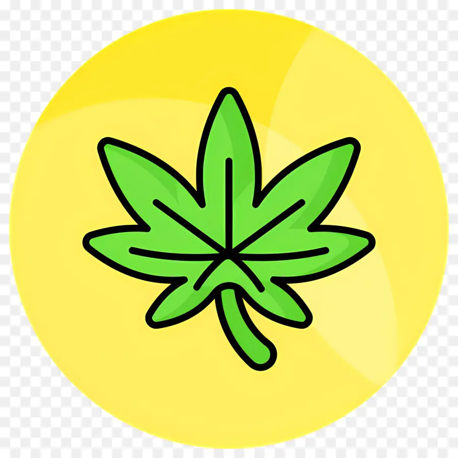 Folha De Cannabis，Folha PNG