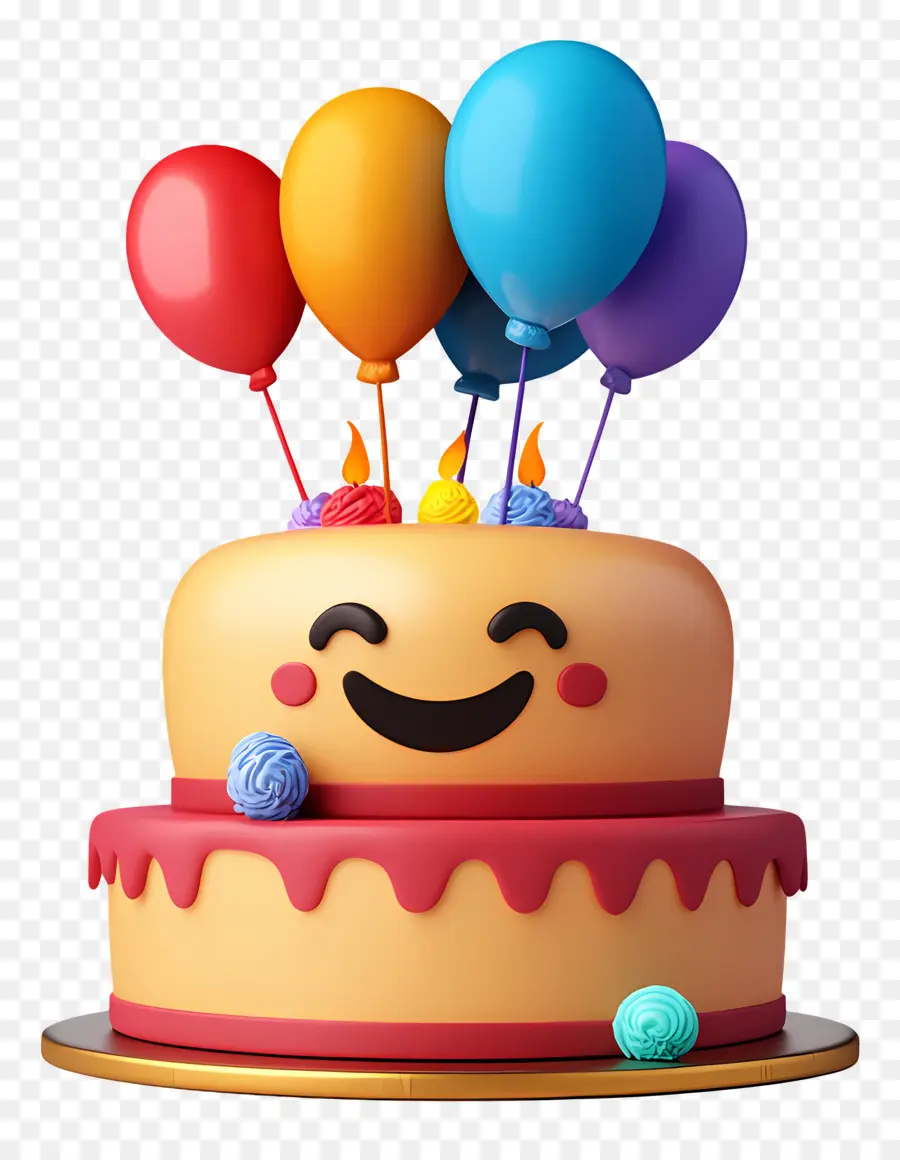 Emoji De Aniversário，Bolo De Aniversário PNG