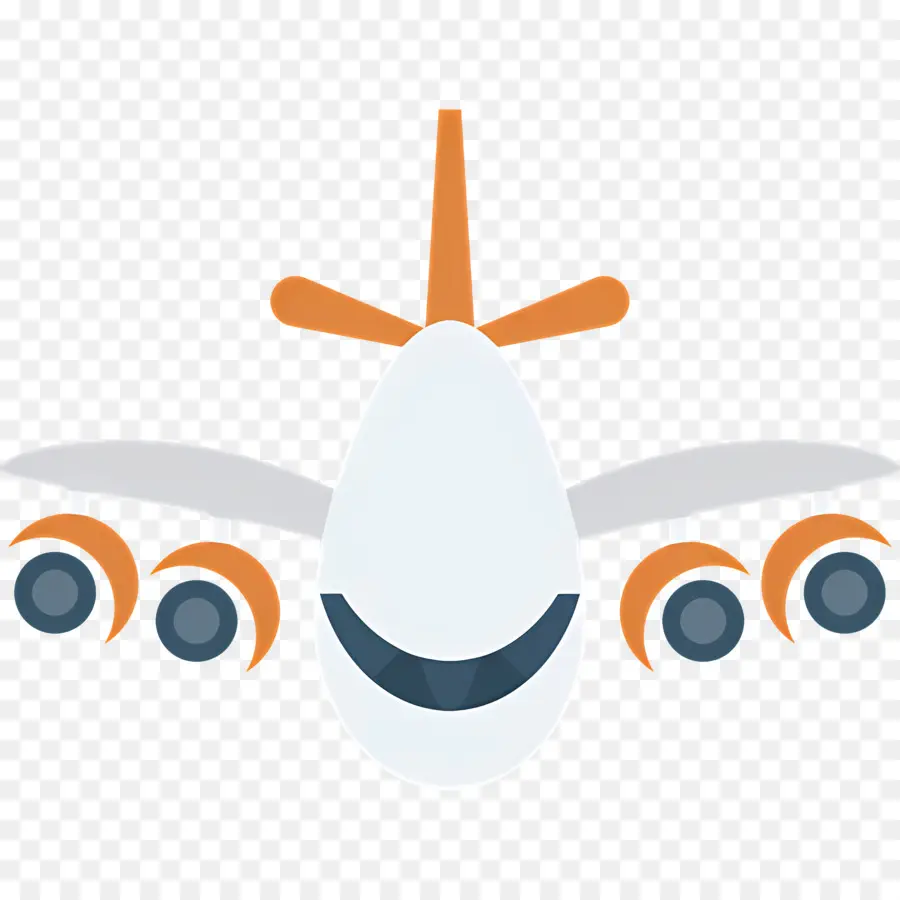 Avião，Branco PNG