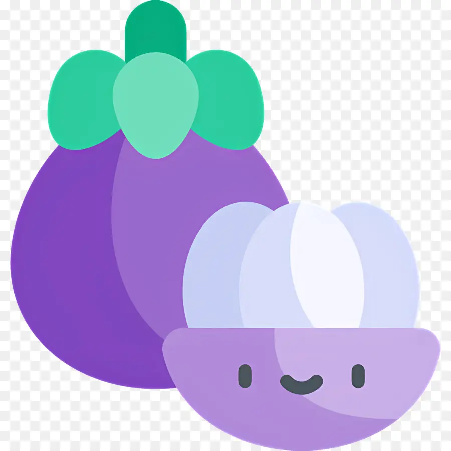 Mangostão，Roxo PNG