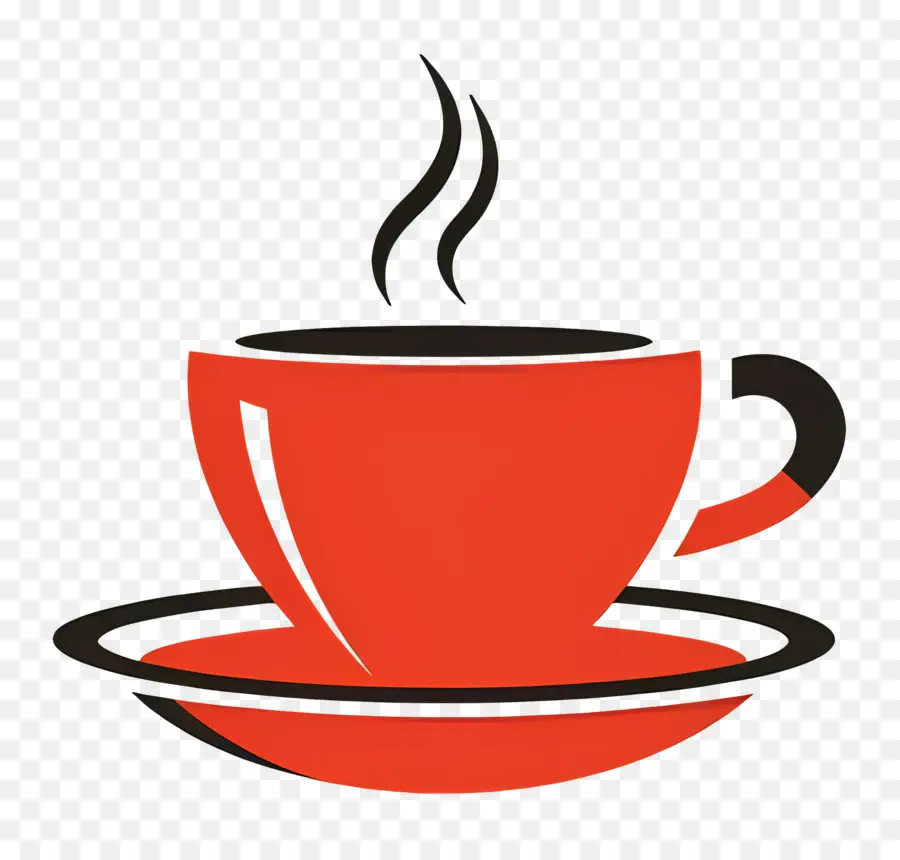 Xícara De Café Vermelha，Copa Vermelha PNG