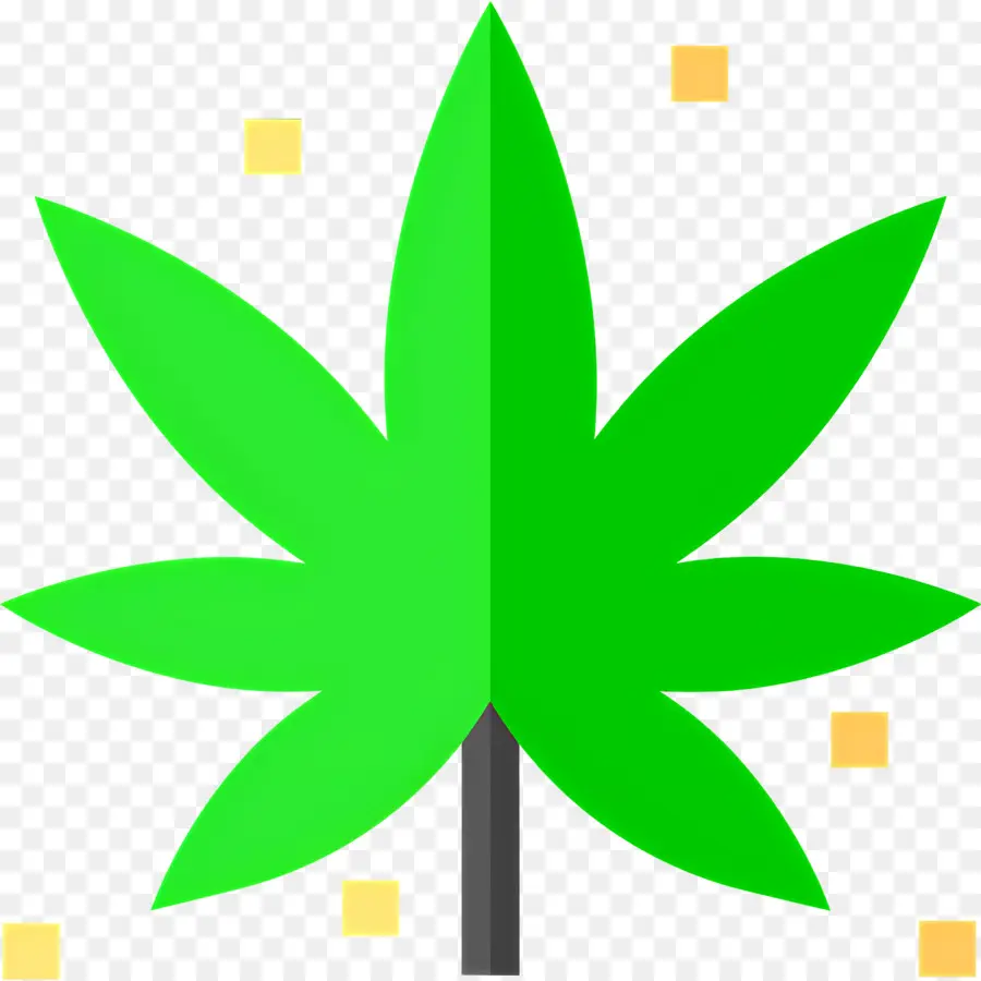 Folha De Cannabis，Folha PNG