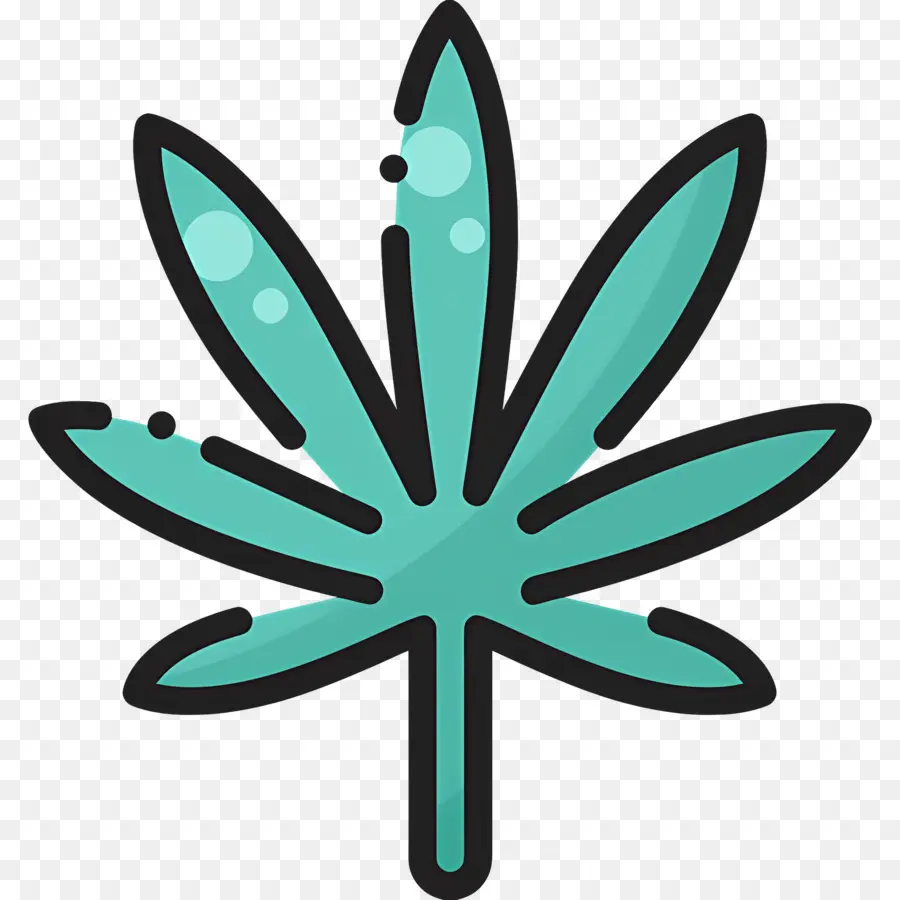 Folha De Cannabis，Folha Verde PNG