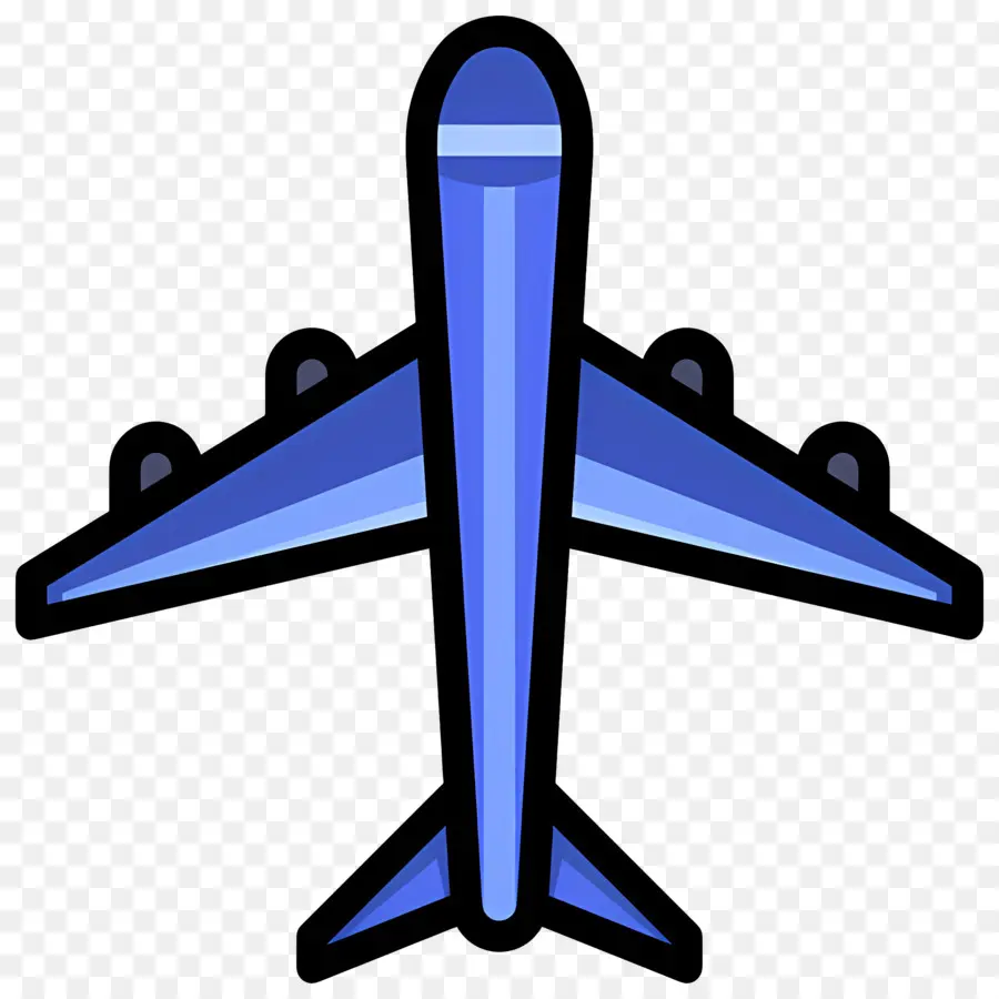 Avião，Avião Azul PNG