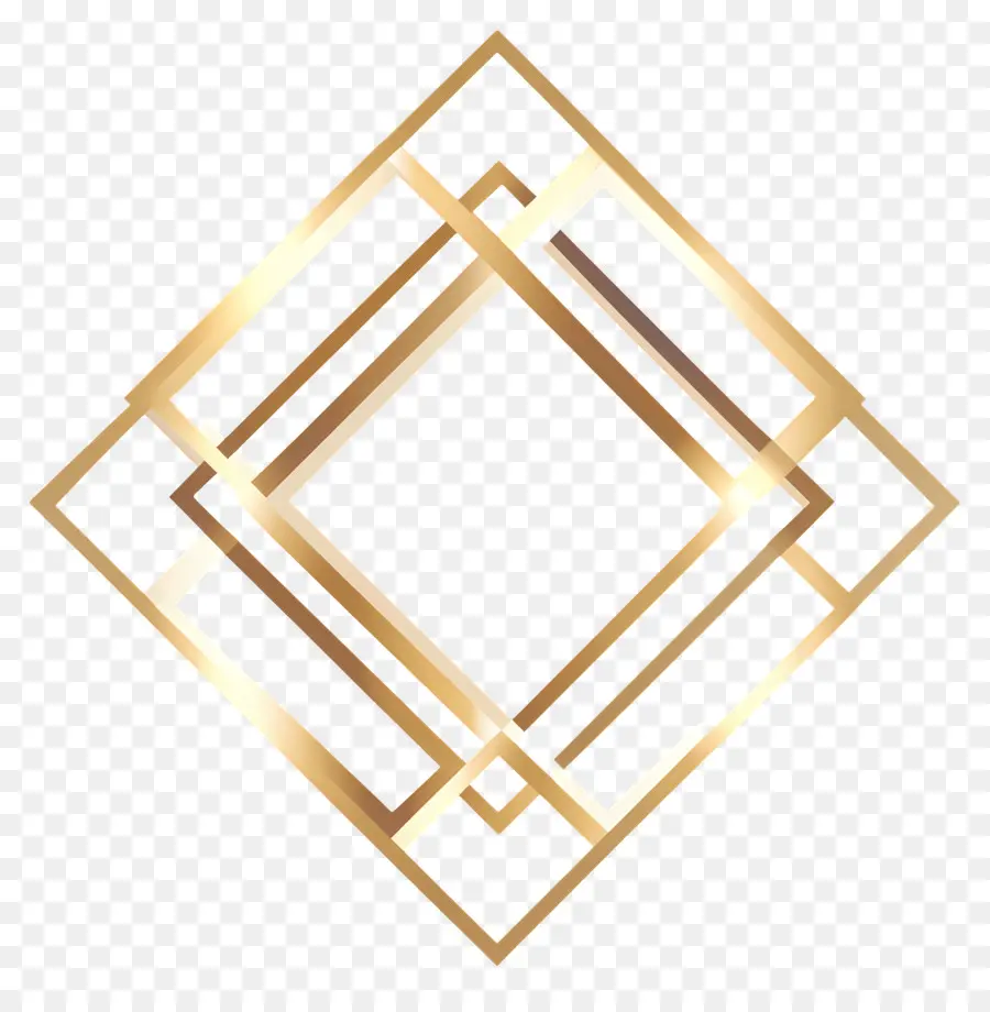 Linha Ouro，Diamante Dourado PNG