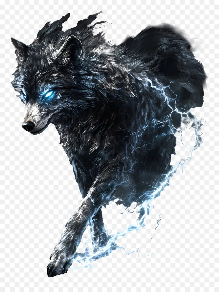 Fantasia Lobo，Lobo Elétrico PNG