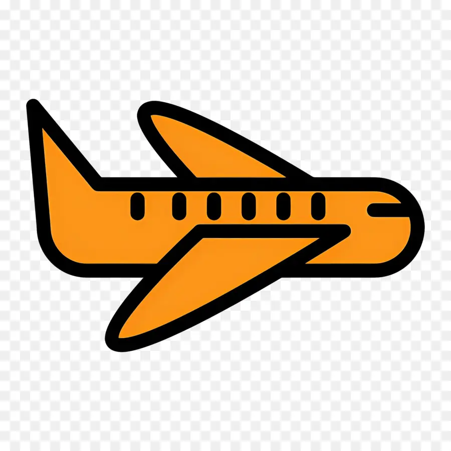 Avião，Amarelo PNG