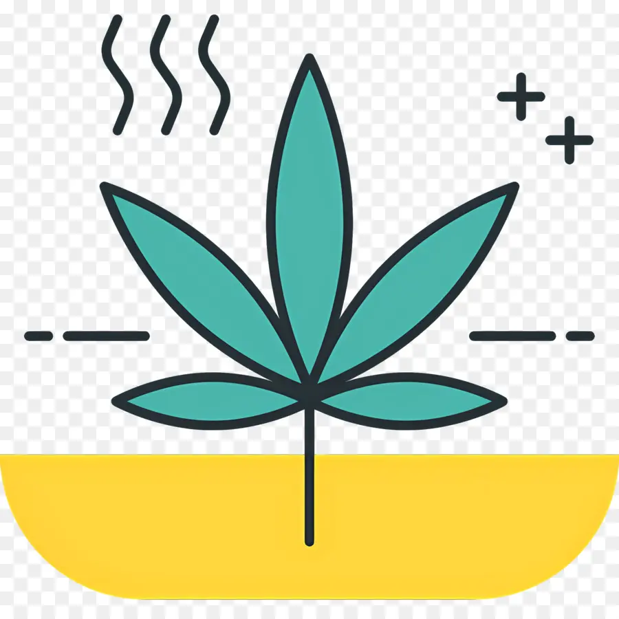 Folha De Cannabis，Folha PNG