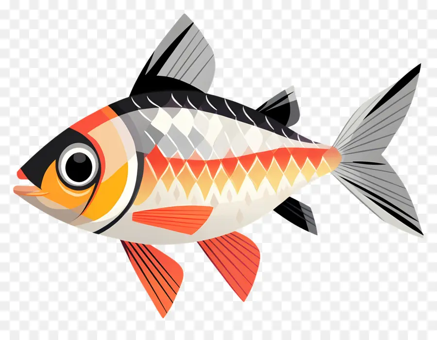 Peixe Animado，Peixe Colorido PNG