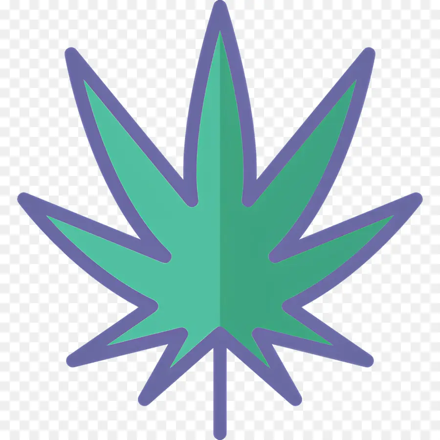 Folha De Cannabis，Folha Verde PNG