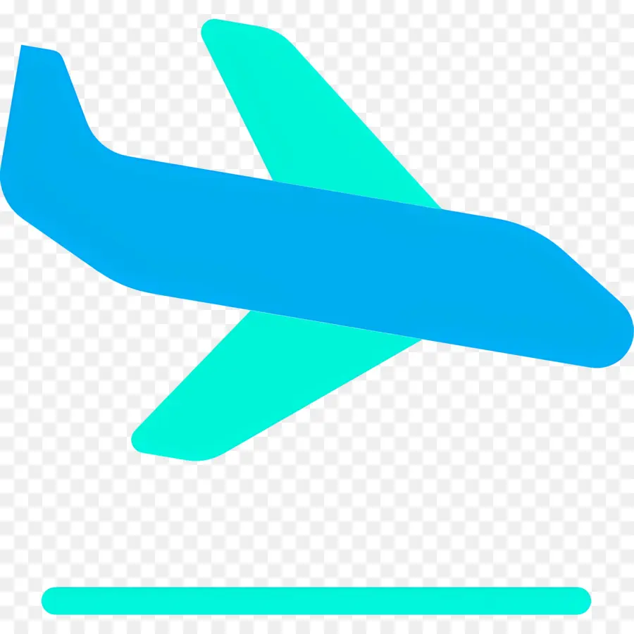 Avião，Avião Azul PNG