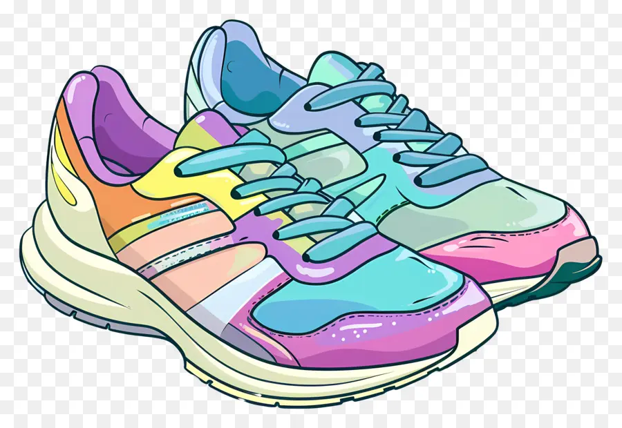 Tênis Nike，Tênis Coloridos PNG